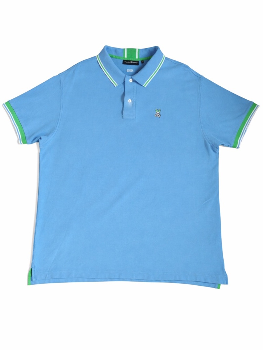 Psycho Bunny Blue Short Sleeve Polo Shirt (A-40)